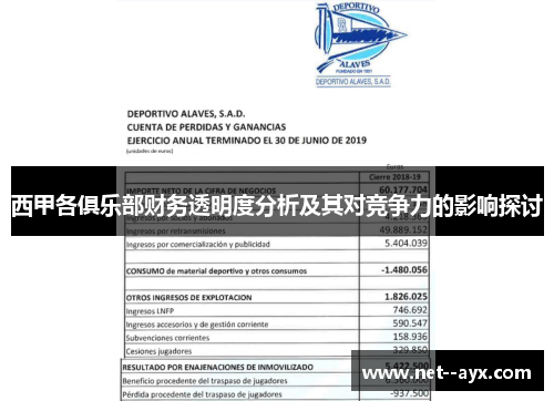 西甲各俱乐部财务透明度分析及其对竞争力的影响探讨